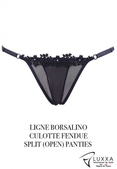 Panties Luxxa PLEATED BACK CROTCHLESS PANTY